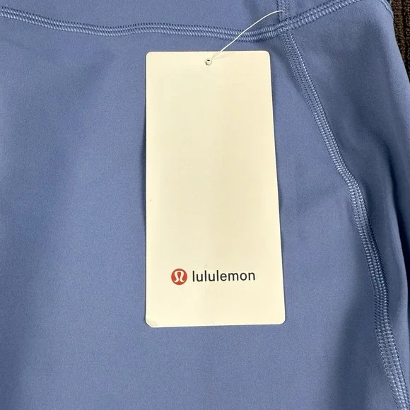 NEW Lululemon Nulu Slim-Fit High-Rise Skirt Oasis Blue Size 12 Office Errands - Picture 6 of 9